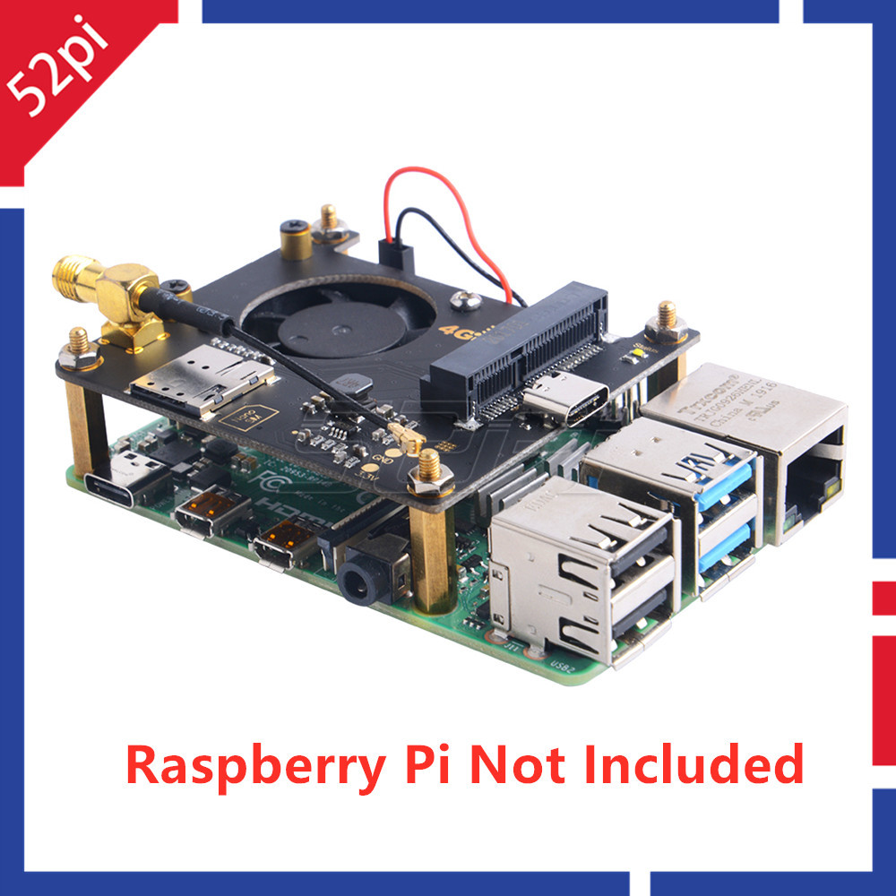 52Pi Raspberry Pi 3G 4G Şapka  - Deskpi Super6C incelemesi ve fiyatı
